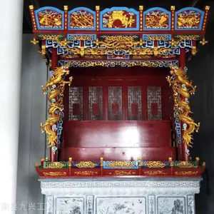 仿古神龛佛柜 木雕佛台批发 红木佛龛