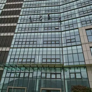 沙坪坝外墙清洗 玻璃幕墙清洗 外墙砖清洁 石材清洗 高空作业资质齐全