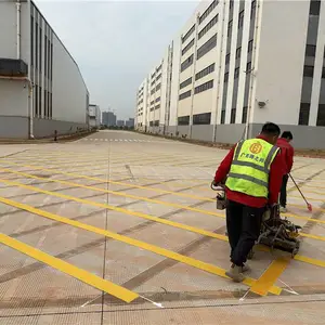 崇左厂区消防通道划线,小区消防划线施工,消防登高操作区划线