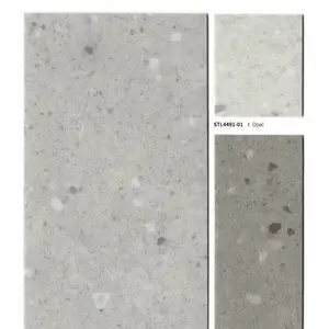 【优凯龙】STL4492-01水磨石灰色高端塑胶地板库存