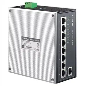 TP-LINK TL-SF1009P工业级 9口百兆PoE交换机宽电压 供电120W导轨