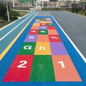 小区C25蓝色透水砼路面施工单位彩色混凝土强固剂罩面漆厂家