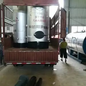 乐山锅炉燃煤室燃自然循环立式低压汽水两用生活锅炉