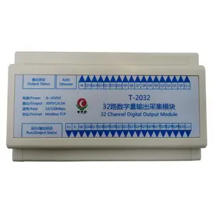 供应掌中宇T-2032 基于以太网的32路数字量输出采集模块 TCP/IP通讯