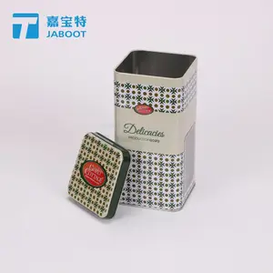 陈皮粉铁盒包装方形手工牛轧糖金属铁罐开窗小熊饼干礼盒