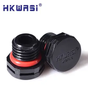 华社 防水透气阀防尘防油排气呼吸器泄压阀 塑料防水螺丝