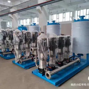 无负压恒压供水设备不锈钢离心泵二次加压增压家用自动多级管道泵