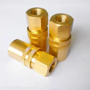天隆翔颖塑胶模具运水快插内牙接头美式TSVK-300铜质母接头五金