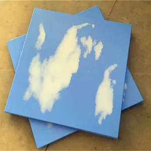 热销蓝天白云铝扣板 600X600铝扣板 60X60防火扣板