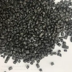 黑色聚丙烯PP颗粒厂家流动性好高光泽亮度好黑色原料再生塑料颗粒