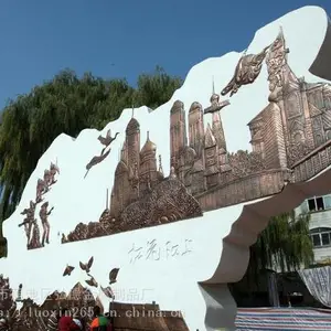 铜浮雕、铜雕塑、纯手工敲暂、正宗的民间传统工艺制作