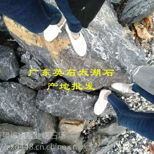 广东太湖石批发 草坪点缀太湖石围边驳岸8