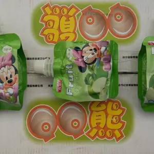 江西果冻厂家红帆食品自立袋可吸果冻QQ熊
