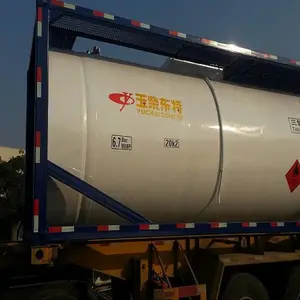 随州东特四十英尺40立方罐式集装箱装运水泥价格实惠
