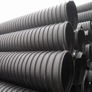 湖南长沙HDPE双壁波纹管排污管市政管道dn300现货销售