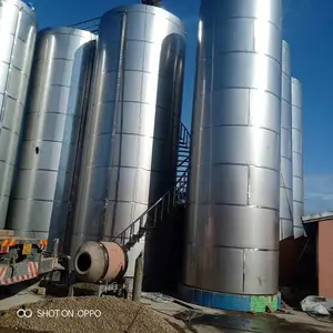 大型不锈钢储罐酒罐制作 上门制作不锈钢储罐 立式不锈钢储罐 100吨白钢酒罐