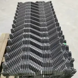 水塔冷却水散热填料 1000*500S波淋水填料 玻璃钢填料托架现货供应