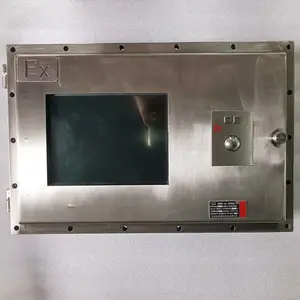 不锈钢防爆外壳触摸屏鼠标控制箱 隔爆型仪表接线箱