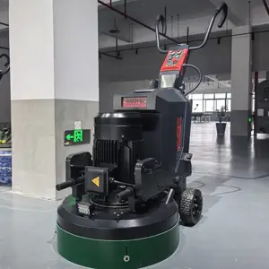 X75驱动地坪研磨机 15kw重型地面打磨机 12头圆盘磨地机