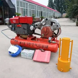 便携式防汛抗洪河道加固小型气动打桩机便携柴油打桩器