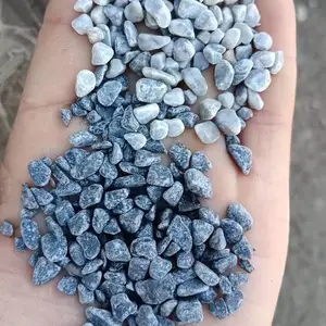 供应深灰色黑色砾石水洗石庭院花园枯山水造景青石碎石子铺地米石