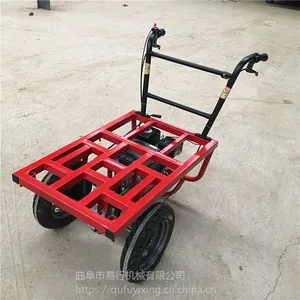 木材运输平板车 汽油机带大棚用推车 易行 SL-YX