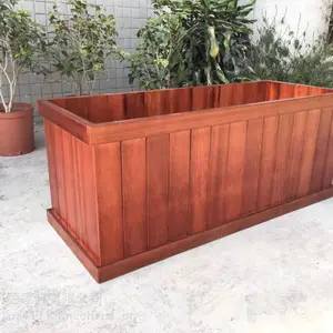 户外防腐花箱实木订制
