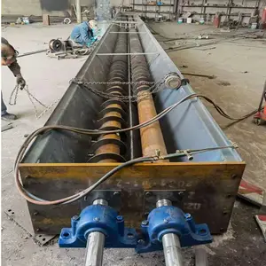 水泥沙土干粉送料设备 螺旋冷却输送机加工