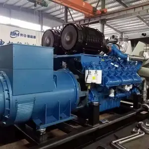 700KW潍柴发电机博杜安柴油发电机组 12M26D792E200纯铜无刷电机 国二发动机