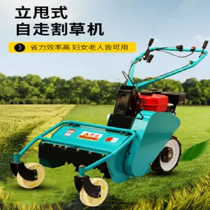 海南小型割草机 家用农场手扶碎草机 大马力柴油灭草机