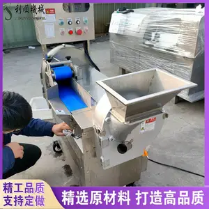 变频双头切菜机 全自动切片切丝机 工厂食堂切菜机
