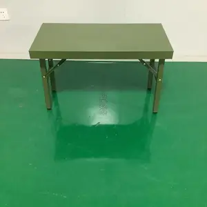 单兵作业桌 钢制折叠桌 户外休闲折叠桌 拓展训练学习桌 便携式