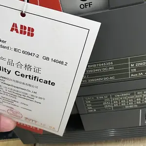 原装ABB固定式E型空气断路器E1S1250A/R800R400