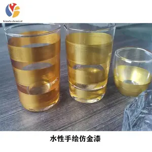 水性手绘假金漆 环保手绘仿金漆
