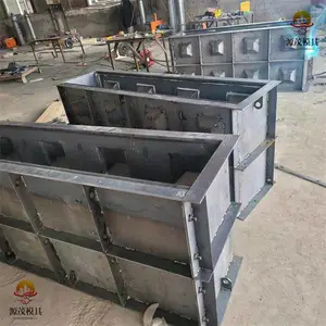 景观生态挡墙模具 源茂箱型护堤模具 箱笼型挡土墙模具