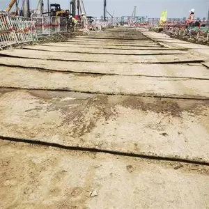 阜阳太和铺路钢板出租管沟铺盖通行、吊装施工、电力管沟施工垫路