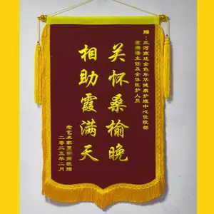 京匠 锦旗 70x110CM标准尺寸 口碑好 大龙须锦旗 送医生 送老师
