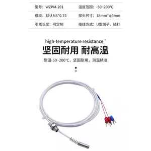 �쿵����WZPK-191��װ���ȵ���PT100�¶ȴ��������ں����ϵ���