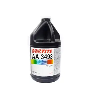 乐泰 LOCTITE 3493改性丙烯酸酯UV胶 高粘度 紫外线固化1L