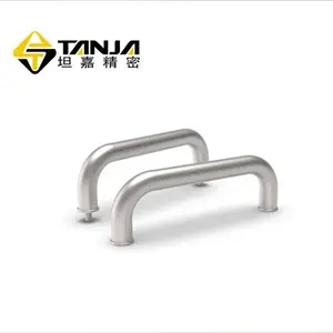 TANJA L30不锈钢光亮饰面耐腐蚀把手 特殊工业设备把手 柜门把手