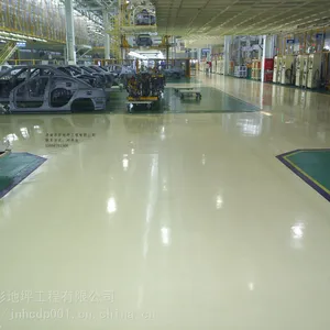 山东济南华彩地坪公司地坪漆施工面漆介绍