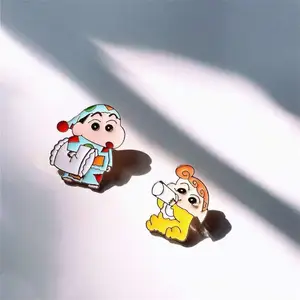 创意徽章拼图 金属徽章定制 明星胸徽金属烤漆卡通人物