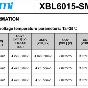 赛芯XBL6015-SM,超低功耗至1nA,集成MOS,,集成shpipping mode,集成虚焊