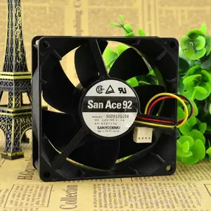 全新日本三洋 9G0912G104 9038 9厘米 12V 1.1A 3线 机箱暴力散热风扇