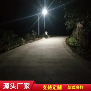 新农村6米40w太阳能路灯价格防水高亮设计合理
