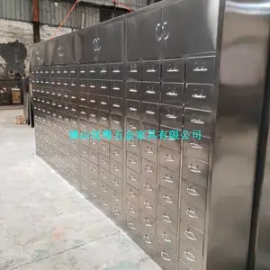 顺德药店货架不锈钢中药柜批发药品库房货架钢制药架不锈钢药柜工厂定做