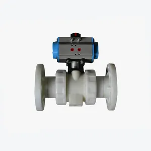 气动双由令隔膜阀PVDF PVC UPVC双由令内螺纹承插隔膜阀