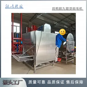 过年杀大鹅刨毛机 鸡鸭脱毛机 单机 组合烫池使用