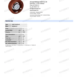 R3G175-AF01-02 德国 ebmpapst 风机 离心式 节能 环保 高效 调速