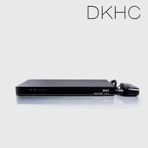 东科恒创 DVI分配器 HDMI一分四信号分屏器视频一进四出分屏显示